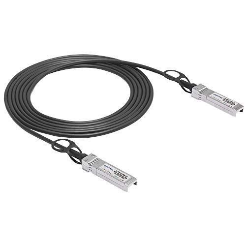 كبل QSFPTEK 10G SFP + DAC ، 2 متر (7 قدم) كبل Twinax نحاسي سلبي مباشر متصل بـ Cisco SFP-H10GB-CU2M ، Ubiquiti ، D-Link ، Netgear ، أجهزة التبديل المفتوح كبل QSFPTEK 10G SFP + DAC ، 2 متر (7 قدم) كبل Twinax نحاسي سلبي مباشر متصل بـ Cisco SFP-H10GB-CU2M ، Ubiquiti ، D-Link ، Netgear ، أجهزة التبديل المفتوح