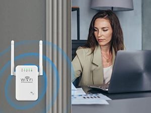 معزز إشارة موسعات WiFi من Viadha ، مضخم إشارة مكرر للإنترنت اللاسلكي مع منفذ إيثرنت ، معزز إعادة إرسال WiFi طويل المدى بسرعة 300 ميجابت في الثانية ، إعداد بضغطة واحدة ، 3 أوضاع ، أجهزة متعددة