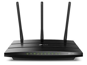 تي بي لينك AC1750 راوتر واي فاي ذكي (آرتشر A7) - راوتر إنترنت لاسلكي جيجابت مزدوج النطاق للمنزل ، يعمل مع Alexa ، خادم VPN ، الرقابة الأبوية ، QoS