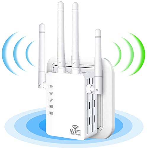 2023 WiFi Extender Signal Booster - للأغطية المنزلية حتى 9800 قدمًا مربعًا و 45 جهازًا ، معزز WiFi مع منفذ Ethernet ، سهل الإعداد ، موسع نطاق الإنترنت - متوافق مع Alexa ، Fire Stick ، Ring 2023 WiFi Extender Signal Booster - للأغطية المنزلية حتى 9800 قدمًا مربعًا و 45 جهازًا ، معزز WiFi مع منفذ Ethernet ، سهل الإعداد ، موسع نطاق الإنترنت - متوافق مع Alexa ، Fire Stick ، Ring