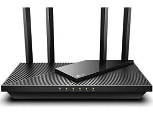 راوتر TP-Link AX1800 WiFi 6 (Archer AX21) - موجه إنترنت لاسلكي ثنائي النطاق ، موجه جيجابت ، منفذ USB ، يعمل مع Alexa - معتمد لجهاز الإنسان