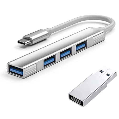 JIALUU 4 منافذ USB C Hub ، Type C Hub ، مع محول Type-C Female إلى USB 3.0 Male ، Type C OTG Splitter متوافق مع MacBook ، الهاتف ، الكمبيوتر الشخصي وأجهزة Type C الأخرى ....... JIALUU 4 منافذ USB C Hub ، Type C Hub ، مع محول Type-C Female إلى USB 3.0 Male ، Type C OTG Splitter متوافق مع MacBook ، الهاتف ، الكمبيوتر الشخصي وأجهزة Type C الأخرى .......
