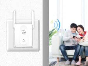 2022 WiFi Extender Internet Signal Booster and Amplifier ، Wireless Internet Booster مقوي الإشارة اللاسلكية مع منفذ Ethernet لتمديد الإنترنت WiFi للأجهزة المنزلية