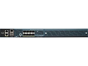 وحدة التحكم اللاسلكية Cisco 5508 - جهاز إدارة الشبكة - 8 منافذ - 12 خريطة (نقاط وصول مُدارة) - شبكة LAN جيجابت - 1U