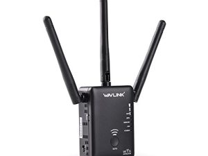 WAVLINK AC750 Universal WiFi Range Extender Signal Booster ، مكرر لاسلكي مزدوج النطاق / نقطة وصول AP / راوتر 3 في 1 ، WPS ، إعداد سهل ، مقبس حائط للأجهزة المتعددة إلى المنزل الذكي