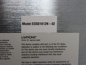 خادم الأجهزة Lantronix EDS16PR ذو 16 منفذًا (EDS01612N-02) -