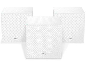 نظام شبكة Wi-Fi للمنزل بالكامل من Tenda NOVA ، استبدال موجه / موسع ثلاثي الموجات AC2100 ، أكثر من 100 جهاز ، تجوال سلس ، تحكم أبوي بعنوان URL ، متوافق مع Alexa لمسافة 6000 قدم مربع (MW12 3PK) 3