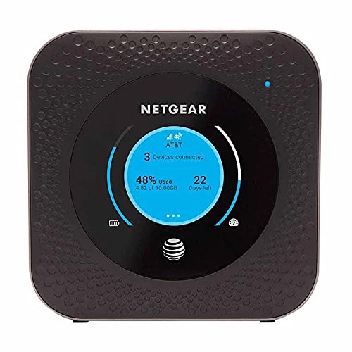 Netgear Nighthawk MR1100 4G LTE Mobile Hotspot Router (AT&T GSM Unlocked) (Steel Gray) (مجدد) Netgear Nighthawk MR1100 4G LTE Mobile Hotspot Router (AT&T GSM Unlocked) (Steel Gray) (مجدد)