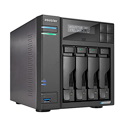 Asustor Lockerstor 4 Gen2 AS6704T - 4 Bay NAS ، وحدة معالجة مركزية رباعية النواة 2.0 جيجاهرتز ، 4 M.2 NVMe فتحات ، 2.5 جيجابت ، قابلة للترقية إلى 10 جيجابت ، ذاكرة وصول عشوائي DDR4 سعة 4 جيجابايت ، تخزين متصل بالشبكة (بدون أقراص) Asustor Lockerstor 4 Gen2 AS6704T - 4 Bay NAS ، وحدة معالجة مركزية رباعية النواة 2.0 جيجاهرتز ، 4 M.2 NVMe فتحات ، 2.5 جيجابت ، قابلة للترقية إلى 10 جيجابت ، ذاكرة وصول عشوائي DDR4 سعة 4 جيجابايت ، تخزين متصل بالشبكة (بدون أقراص)