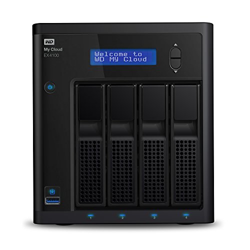 WD 16TB My Cloud EX4100 Expert Series 4-Bay Network Attached Storage - NAS - WDBWZE0160KBK-NESN WD 16TB My Cloud EX4100 Expert Series 4-Bay Network Attached Storage - NAS - WDBWZE0160KBK-NESN