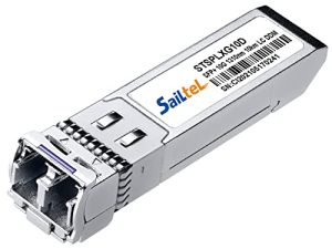 10G Gigabit Single Mode SFP + LC Module، 10G 1310nm SMF، up to 10 km، DDM، 10GBase-LR Fiber Transceiver، متوافق مع Cisco، Ubiquiti، Mikrotik، Netgear، Dlink، Linksys and More (عبوة واحدة)