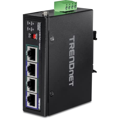 TRENDnet 95W 2-Port Industrial 2.5G PoE ++ Injector ، يدعم PoE IEEE 802.3af ، PoE + IEEE 802.3at ، و PoE ++ IEEE 802.3bt ، غير متوافق مع أجهزة PoE السلبية ، أسود ، TI-IG290 TRENDnet 95W 2-Port Industrial 2.5G PoE ++ Injector ، يدعم PoE IEEE 802.3af ، PoE + IEEE 802.3at ، و PoE ++ IEEE 802.3bt ، غير متوافق مع أجهزة PoE السلبية ، أسود ، TI-IG290