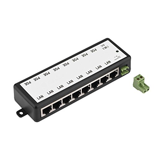POE Ethernet 8 قنوات 10 / 100Mbps POE وحدة إمداد الطاقة حاقن POE محول إيثرنت LED ضوء الطاقة لجهاز IP Camera 802.3af (8) POE Ethernet 8 قنوات 10 / 100Mbps POE وحدة إمداد الطاقة حاقن POE محول إيثرنت LED ضوء الطاقة لجهاز IP Camera 802.3af (8)