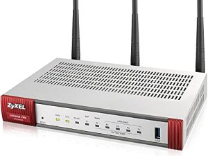ZyXEL Next Generation VPN Firewall with 1 WAN، 1 SFP، 4 LAN / DMZ Gigabit Ports and 802.11ac / n WiFi [USG20W-VPN]
