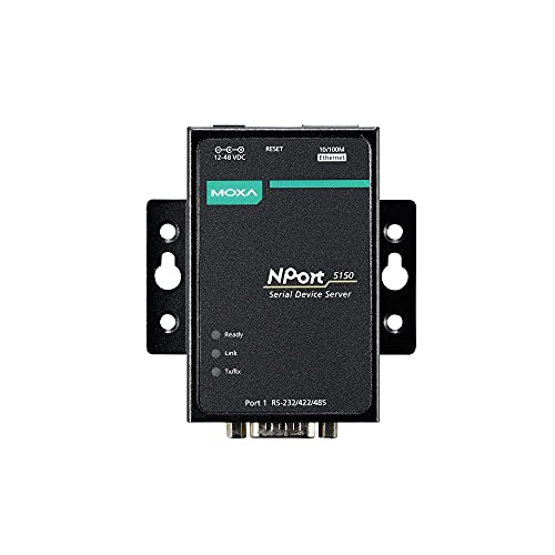 Moxa Device Server NPort 5150، 1-Port RS-232/422/485 Device Server، 0 إلى 55 ° C درجة حرارة التشغيل ضمان لمدة سنة واحدة! Moxa Device Server NPort 5150، 1-Port RS-232/422/485 Device Server، 0 إلى 55 ° C درجة حرارة التشغيل ضمان لمدة سنة واحدة!