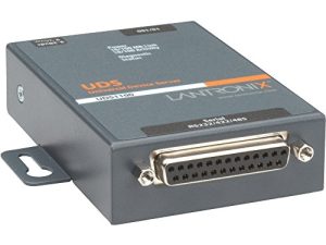 خادم جهاز Lantronix UD1100001-01 - 1 × DB-25 ، 1 × RJ-45 (125162A)