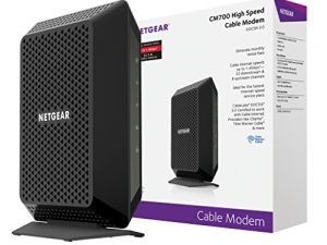 مودم كبل NETGEAR CM700 - متوافق مع جميع مزودي الكابلات بما في ذلك. Xfinity ، الطيف ، كوكس | لخطط الكابلات حتى 800 ميجابت في الثانية | DOCSIS 3.0