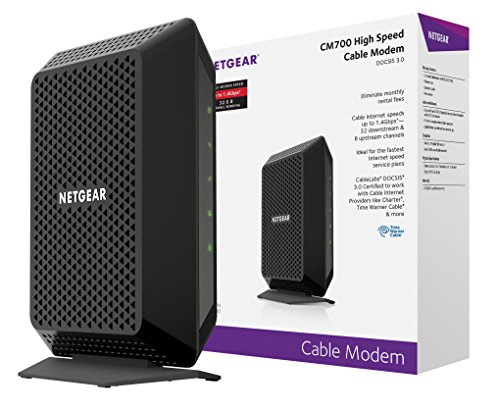 مودم كبل NETGEAR CM700 - متوافق مع جميع مزودي الكابلات بما في ذلك. Xfinity ، الطيف ، كوكس | لخطط الكابلات حتى 800 ميجابت في الثانية | DOCSIS 3.0 مودم كبل NETGEAR CM700 - متوافق مع جميع مزودي الكابلات بما في ذلك. Xfinity ، الطيف ، كوكس | لخطط الكابلات حتى 800 ميجابت في الثانية | DOCSIS 3.0