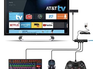 محول إيثرنت Fire Stick OTG Cable Bundle Ethernet لجهاز البث Alexa