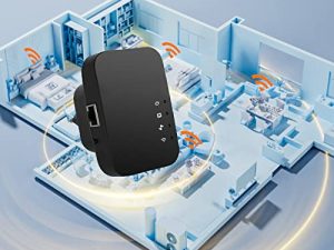 LADIGASU WiFi Extender ، موسع نطاق WiFi ، مقوي إشارة لاسلكية معزز للإنترنت اللاسلكي مع منفذ إيثرنت لتمديد شبكة WiFi للأجهزة المنزلية