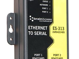 Brainboxes ES-313 2PORT RS422 / 485 إيثرنت إلى خادم الجهاز التسلسلي 1 ميجابود